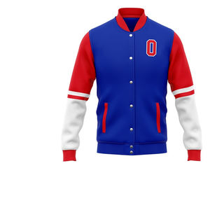 Chaqueta Deportiva de Invierno de Lona con Estilo Moderno Personalizada, Chaqueta de Béisbol Transpirable de Secado Rápido con Fibra de Bambú para Hombre - Product Image 2