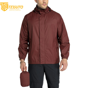 Venta al por mayor de alta calidad ligero de los hombres cortavientos chaqueta Softshell chaqueta transpirable deporte al aire libre cortavientos chaquetas de montaña - Product Image 4