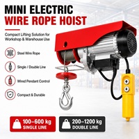 Mini palan électrique à câble PA200-PA1200 100-1200kg 220V Monofilaire/Bifilaire Atelier Entrepôt Vente en gros OEM