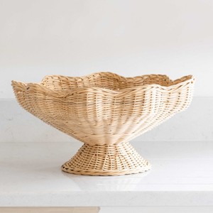 Cesta de mimbre con borde ondulado, cestas tejidas de excelente calidad, contenedores de almacenamiento para cocina y despensa - Product Image 4
