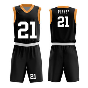 Maillots de basket-ball respirants confortables personnalisés professionnels conception libre ligue équipe joueurs Logo uniforme de basket-ball - Product Image 5