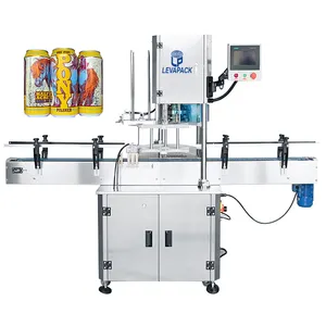 Automatic Round Tin Can Sealing Canning Seaming Machine Tin Beer Can Sealer Canning Machine Round Bottle Sealing Machine