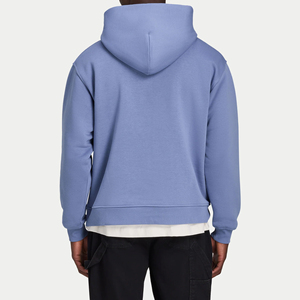 เสื้อฮู้ดดี้โอเวอร์ไซส์ผู้ชายผ้าฟลีซผสมคอตตอน 100% รุ่นเบสิค ใส่สบาย ดีไซน์เรียบง่าย เหมาะสำหรับฤดูหนาว - Product Image 2
