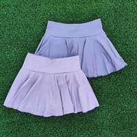 En gros, Jupe-short de golf décontractée pour femme, taille haute, douce, avec broderie et motif, logo personnalisé, pour la maternité, moulante, brillante, vêtements de sport, Golf Factory