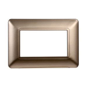 Etroit solare serie 3P piatto di plastica Color bronzo, compatibile con Bticino Matix-materiali elettrici/compatibile con - Product Image 1