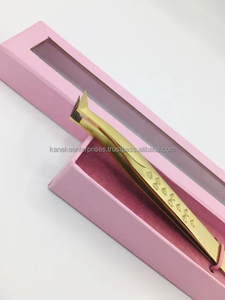 Pinzas de pestañas de precisión con punta de fibra de acero inoxidable profesional de alto rango, volumen de luz, venta al por mayor, logotipo personalizado, pestañas de embalaje - Product Image 5