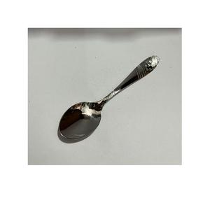 Cuchara de acero inoxidable de metal hecha a mano única con pieza única chapada en color negro brillante a un precio muy asequible - Product Image 6