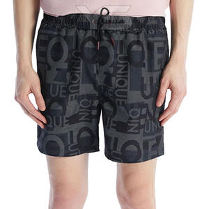 Short de surf respirant pour homme conçu sur mesure avec cordon de serrage, impression par transfert par sublimation, méthode de tissage non tissé - Product Image 6