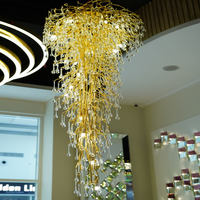 Lustres de luxe modernes Appliques murales décoratives Ovale artistique Long pour bureau à domicile moderne EAU KSA Qatar Koweït Bahreïn Oman