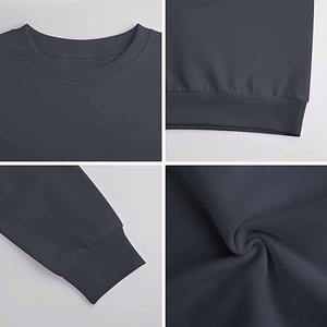 สเวตเตอร์ถักสำหรับผู้ชายสไตล์ลำลองผ้าคอตตอนแบบสวมหัวสำหรับ100% ขนาดใหญ่ออกแบบชื่อแบรนด์ได้ตามต้องการ - Product Image 5