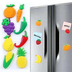 Acrylic Magnetic Refrigerator Badges Durable and Stylish Accessories for Personalizing Your Fridge with Fruit Cartoon Designs - Product Image 1