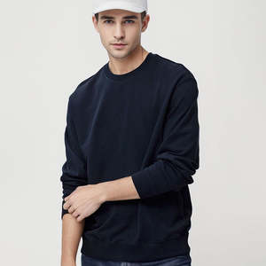 เสื้อฮู้ดผ้ากำมะหยี่สำหรับผู้ชายเสื้อสเวตเตอร์แบบสวมหัวผ้าคอตตอน100% คอกลมพิมพ์ลายดิจิตอลสำหรับฤดูหนาวงาน OEM ตามสั่ง - Product Image 3