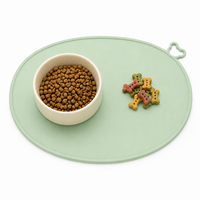 Set de table carré en silicone de qualité alimentaire pour bébés, enfants et animaux domestiques, sans BPA, antidérapant, pour la table à manger des tout-petits