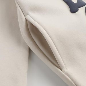 Sudadera con capucha de mezcla de algodón 100%, Sudadera con capucha de Hip Hop con bolsillo de calavera bordada personalizada para hombres, mujeres, adolescentes, Invierno OEM ODM Terry - Product Image 4