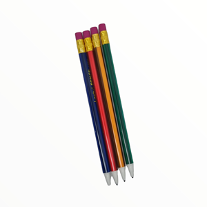 Stylo de type crayon avec couleurs et gomme - Product Image 3