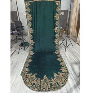 Elegante Dirac Somalí con Cuentas Decorativas Hechas a Mano y Pañuelo Coordinado para Fábrica de Confección de Ropa al por Mayor - Product Image 1