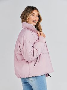 Chaqueta acolchada de invierno personalizada para mujer, ropa de calle cálida acolchada, moda informal, fabricante OEM, proveedor de fábrica - Product Image 2
