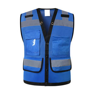 Chaleco de Trabajo de Poliéster Transpirable de Alta Calidad, Certificado CE, Personalizable, Servicio OEM Premium, Alta Visibilidad, Secado Rápido, Cómodo - Product Image 1