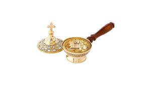 Brûleur d'encens en laiton de luxe de qualité supérieure nouveauté brûleur d'encens en métal Vintage diffuseur d'encens en laiton personnalisé - Product Image 6