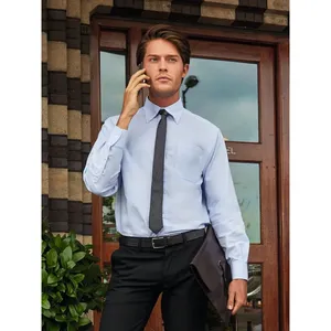 Chemises Oxford LSL pour hommes, merchandising d'entreprise, polos promotionnels - Product Image 2