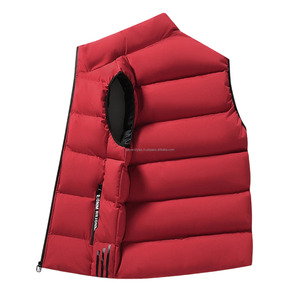 เสื้อกั๊กพัฟเฟอร์ผู้ชาย Player Styles แบบสวมใส่ได้สองด้าน กันลม เหมาะสำหรับฤดูหนาว สไตล์ไฮสตรีท รับผลิตตามแบบ OEM จำหน่ายส่งจำนวนมาก - Product Image 4