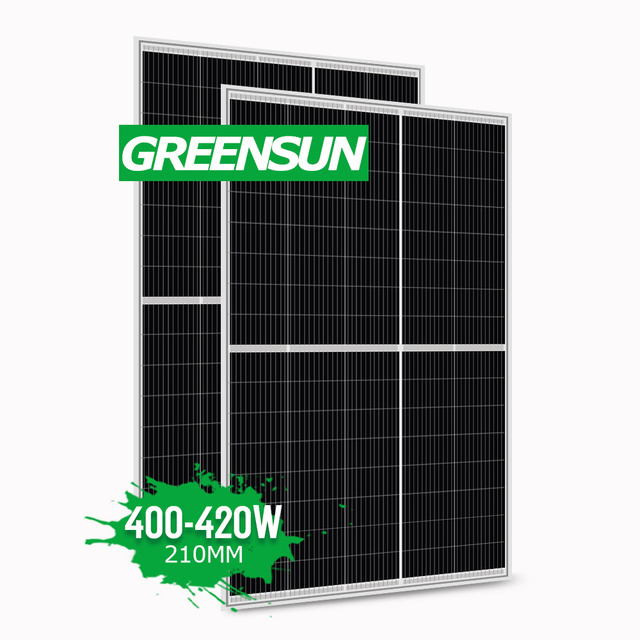 Less Than 2m2 Rooftop Solar Panels Bifacial 400W 410W 420W 430W 450W Solar Panels for Sale