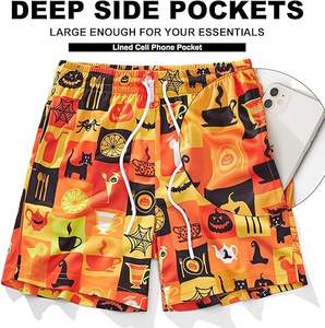 กางเกงขาสั้นกีฬาผู้ชายคุณภาพสูงสไตล์วินเทจสำหรับฤดูร้อน แห้งเร็ว เป็นมิตรกับสิ่งแวดล้อม ระบายอากาศได้ดี รับสกรีนโลโก้ เหมาะสำหรับการฝึกซ้อม วิ่งออกกำลังกาย - Product Image 2