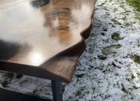 Table en résine époxy artisanale de luxe pour la maison, le bureau, l'hôtel et la salle à manger, table à manger en résine, table de salon, plateau de table en résine époxy