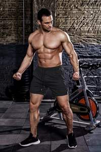 Nouveau été hommes maille Gym musculation décontracté Shorts amples Joggers extérieur Fitness Shorts de plage hommes Shorts de sport - Product Image 2