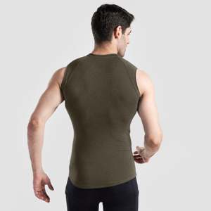 GA Outdoor Sports <b>Compression</b> Sleeveless 2.0 <b>Vest</b> in Olive Color - Product Image 2