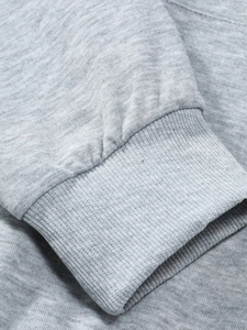 Sweats à capuche thermiques de haute qualité pour hommes prix usine impression Simple col rond sweat automne hiver ODM approvisionnement tissu polaire - Product Image 5