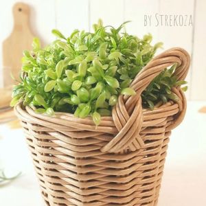 Macetas grandes de ratán hechas a mano de bambú de Metal más vendidas, macetas para interiores y exteriores, macetas altas para jardín, cesta de ratán - Product Image 2