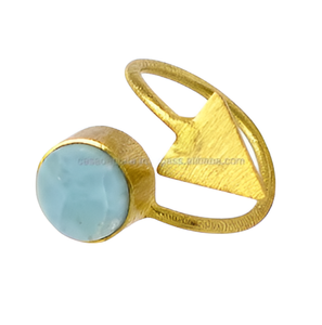 แหวนเงินแท้925แหวนอัญมณีลาริมาร์แหวนชุบทองทันสมัยแหวนแฟชั่นสไตล์อินเทรนด์สำหรับงานแต่งงานครบรอบหมั้น - Product Image 5