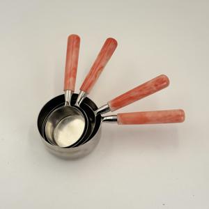 Juego de Cucharas Medidoras de Acero Inoxidable 202 de Lujo, Mango de Resina Resistente al Calor, Capacidad de 100 ml, Apto para Lavavajillas y Congelador - Product Image 3