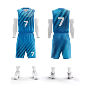 Vente en gros d'uniformes de basket-ball en polyester de haute qualité personnalisés, ensembles de maillots respirants, imprimés d'été, techniques de sport grande taille - Product Image 6