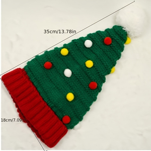 Wholesale Christmas <b>Black</b> Jacquard Knit Winter Warm Unisex Beanie Santa Hat Sports Cap Opp <b>Bag</b> Custom Logo Christmas Oem Service - Product Image 4