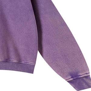 Sudadera con Capucha y Cremallera Personalizada con Lavado Ácido Desgastado 2026, Sudadera con Capucha y Cremallera Desgastada, Sudadera con Capucha con Cremallera Completa y Logotipo Personalizado - Product Image 5