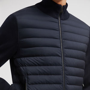 Best-seller personnalisé mince pour hommes 2025 Veste d'extérieur matelassée d'hiver pour hommes personnalisé de haute qualité tricoté en laine avec col montant - Product Image 6