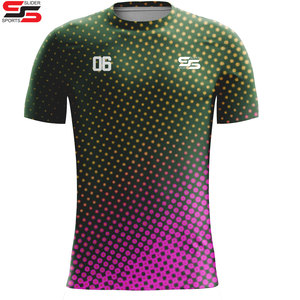 Camiseta de fútbol personalizada para hombre al por mayor, camiseta de fútbol transpirable de secado rápido, ropa deportiva por sublimación a precio barato - Product Image 5