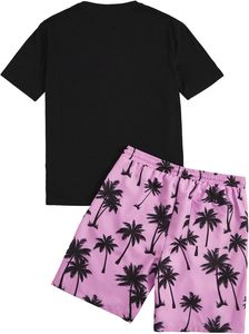 T-shirt et short pour hommes personnalisés de haute qualité Ensemble 2 pièces Vêtements d'été décontractés avec logo imprimé Impression de logo personnalisé - Product Image 6