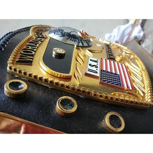 Cinturón de Campeonato Mundial de Peso Pesado de la NWA, Cinturón de Campeonato de Metal Chapado en Oro, Placas de Diseño CNC, Diseño 3D - Product Image 3
