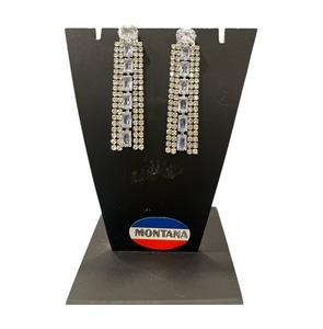 Boucles d'oreilles de créateur AD en plaqué or et argent avec belle incrustation de pierre Idéal pour les collections de bijoux pour femmes - Product Image 1