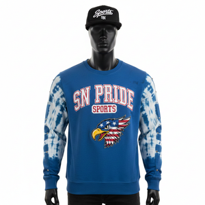 Sweat-shirt à manches longues pour homme de haute qualité, couleur unie, polaire, 100% coton, personnalisable, printemps, automne, décontracté, sport - Product Image 1