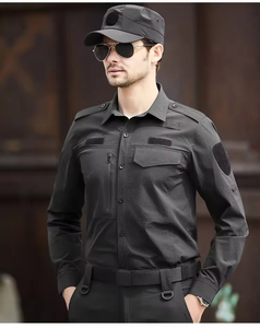 Tendance meilleure qualité personnalisé nouveau Design hommes garde de sécurité uniformes ensembles respirant haute visibilité costumes d'extérieur Streetwear - Product Image 3