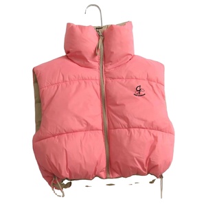 Chalecos acolchados sin mangas resistentes al agua Material de poliéster 100% chalecos acolchados para mujer con logotipo personalizado - Product Image 1