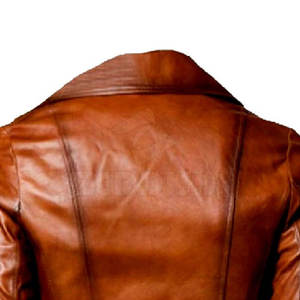 Vestes de moto d'hiver personnalisées grande taille en tricot solide en cuir véritable léger et décontractées pour femmes - Product Image 4