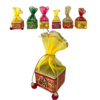 Boîtes à Ladoo Traditionnelles Grandes Faites à la Main par des Designers – Idéales pour Mariages, Ramadan, Remises de Diplômes, Cadeaux de Demoiselles d'honneur et de Baby Shower