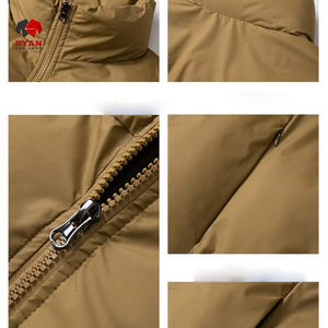 เสื้อแจ็คเก็ตพัฟเฟอร์ผู้ชายคุณภาพสูงสำหรับฤดูหนาว  รับทำโลโก้  วัสดุระบายอากาศ  ออกแบบ OEM  น้ำหนักเบาและอบอุ่น - Product Image 5