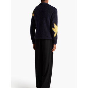 Pulls pour hommes lavables, anti-boulochage, manches longues, col rond, tricot d'hiver, meilleur fournisseur OEM, logo personnalisé, pulls en mohair pour hommes - Product Image 2