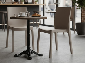 Silla de Comedor Moderna Hecha en Italia, Apilable, de Polipropileno, Ecológica, para Uso en Exteriores, Restaurantes, Hoteles, Resistente a la Intemperie - Product Image 2
